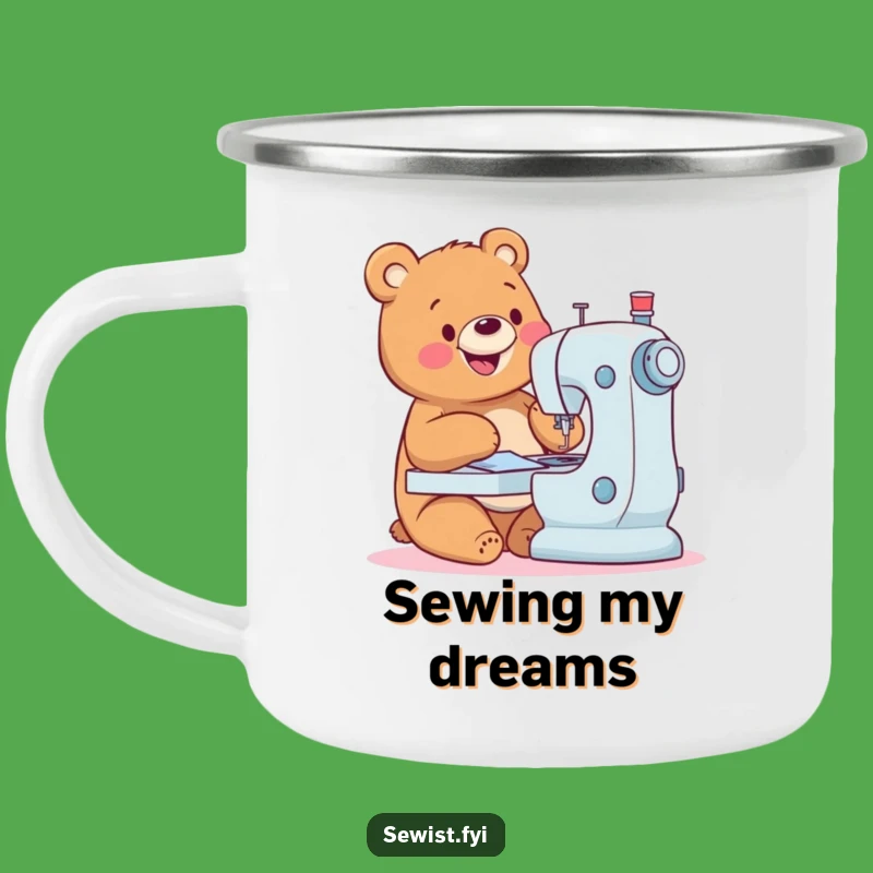 Funny Happy Bear Camping Mug: Campfire Crafts & Cheer, Hilarious Funny Gift