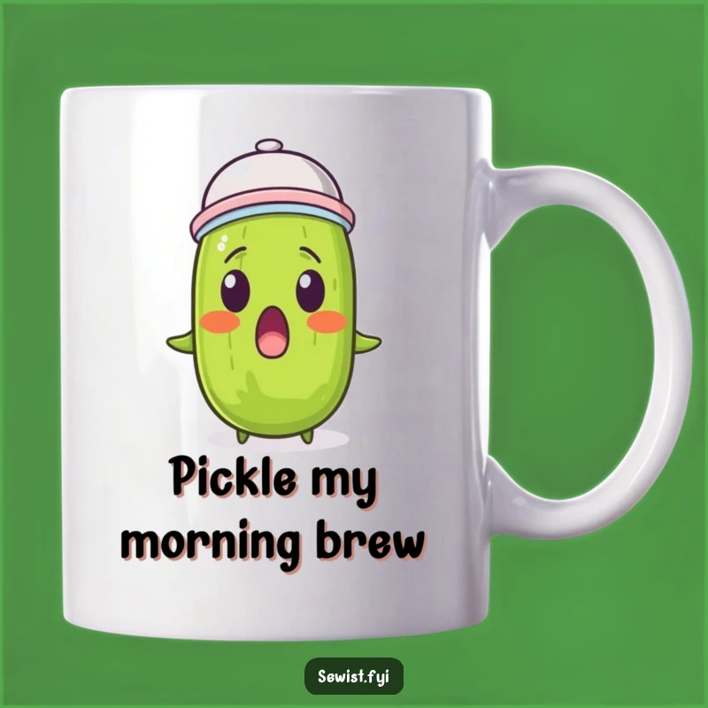 Funny Pickle Thimble Mug: Hilarious & Quirky Gift for Dill-ightful People!