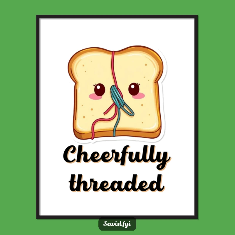 Funny Cheerful Toast Digital Art: Hilarious Printable Decor For Breakfast Lovers