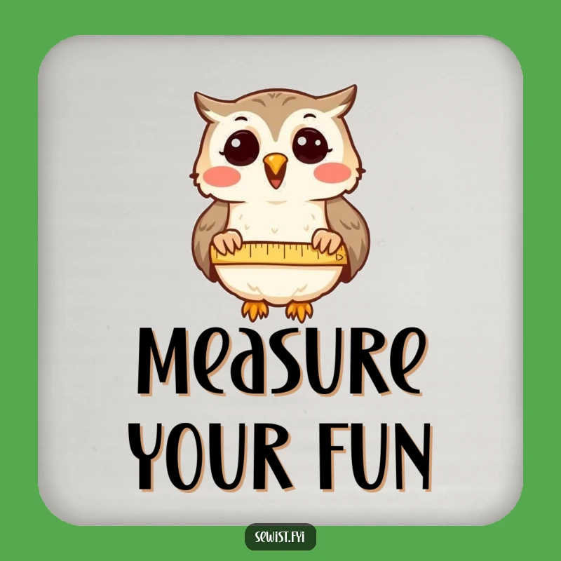 Funny Owl Coaster: Precision Drink Protection, Chic Comical Accessory, Perfect Funny Gift