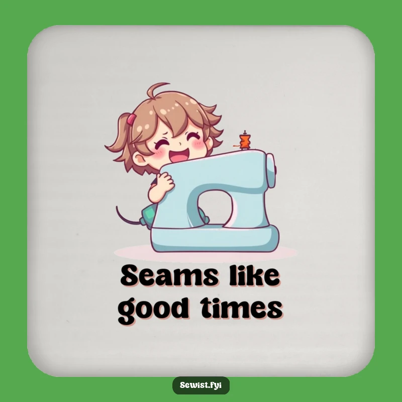 Funny Sewing Coaster: Hilarious Crafter Accessory, Perfect Funny Gift!