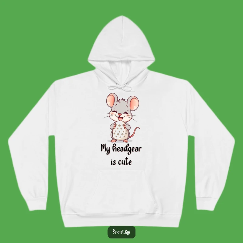 Funny Mouse Crafter Hoodie: Cozy Character Thimble Wear, Perfect Warm Gift