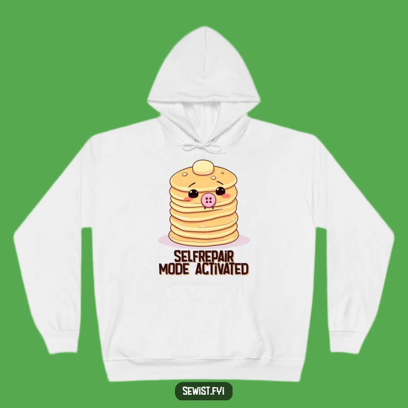 Funny Pancake Sewing Hoodie: Cozy Up With This Hilarious Crafter's Apparel