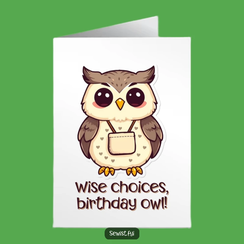Free Printable Owl Crafter Birthday Card - Proud Downloadable Gift