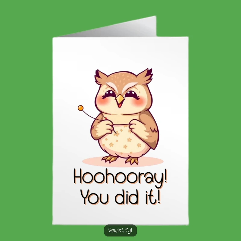 Free Printable Congrats Card: Joyful Owl Planner, Amazing DIY Downloadable Gift