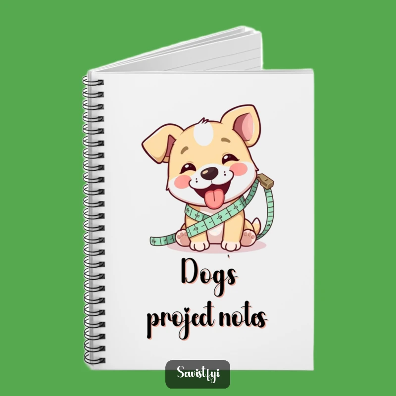 Funny Dog Measuring Notebook: Jot Down Your Tailor Plans