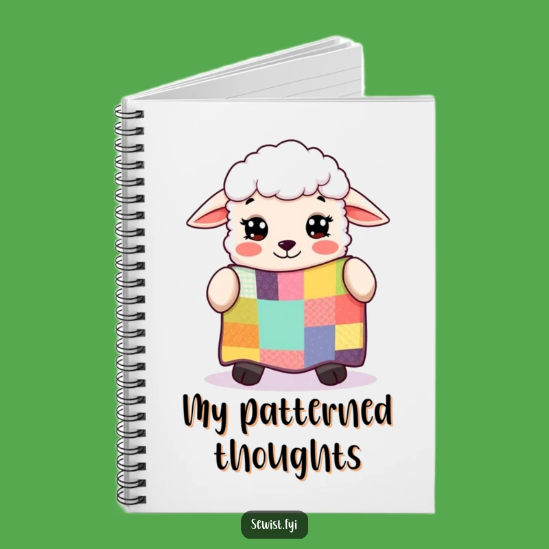 Funny Sheep Patchwork Quilt Notebook: Journal Your Creations with Sheepish Charm