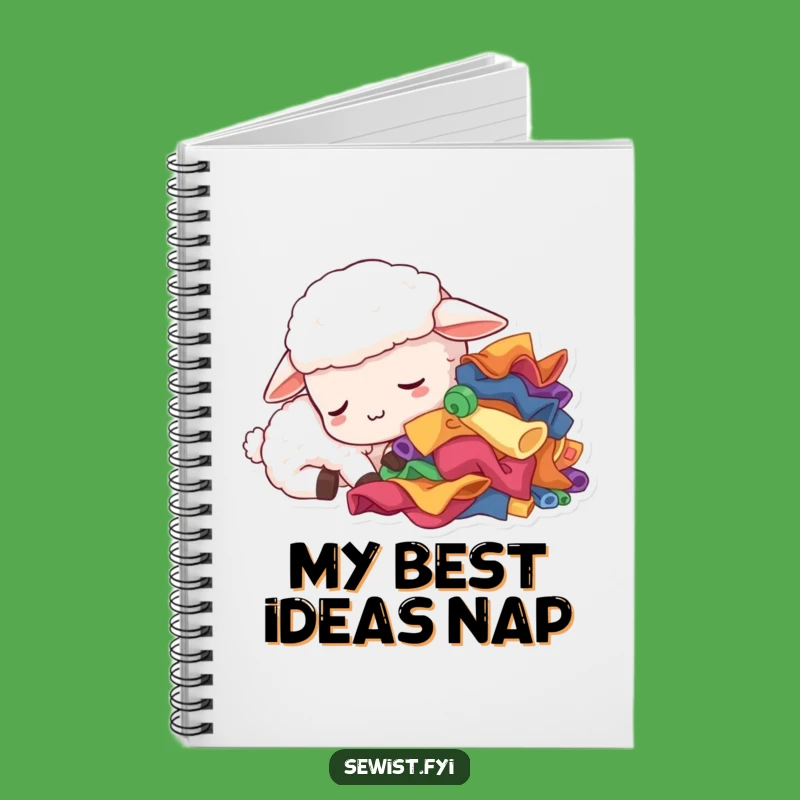 Funny Sleepy Sheep Notebook: Jot Down Your Dreamy Ideas
