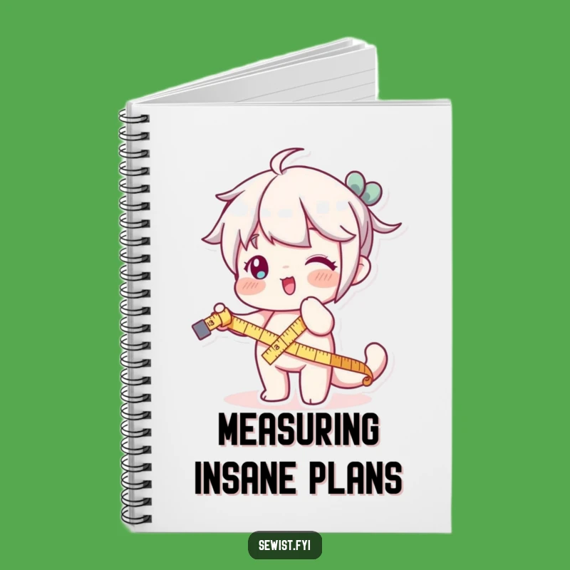 Funny Measuring Tape Notebook - Playful Journal for Precise Ideas