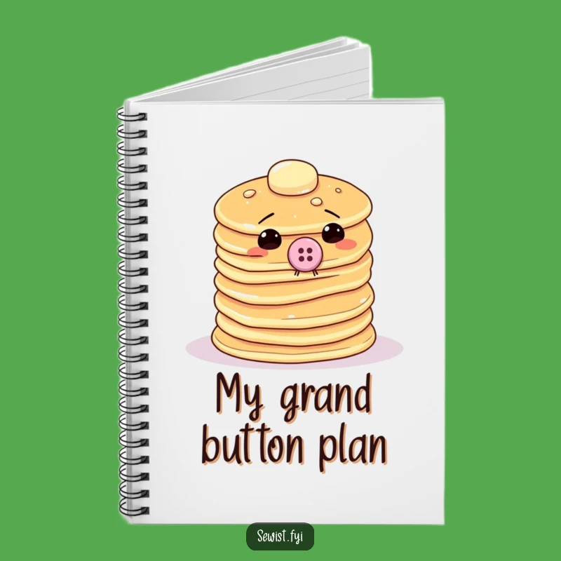 Funny Pancake Sewing Notebook: Jot Down Ideas With Hilarious Style