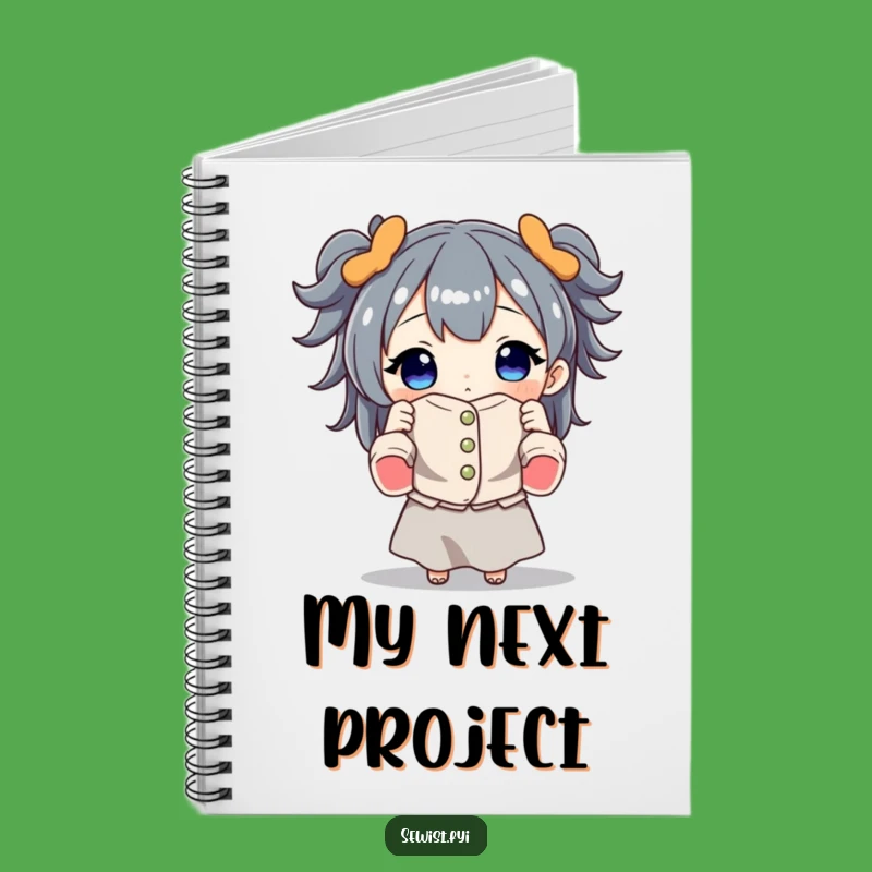 Funny Sewing Notebook: Jot Down Ideas With Proud Character And Garment, Perfect Gift