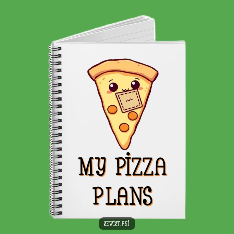 Funny Notebook: Proud Pizza Slice Patch Journal, Hilarious Foodie Diary