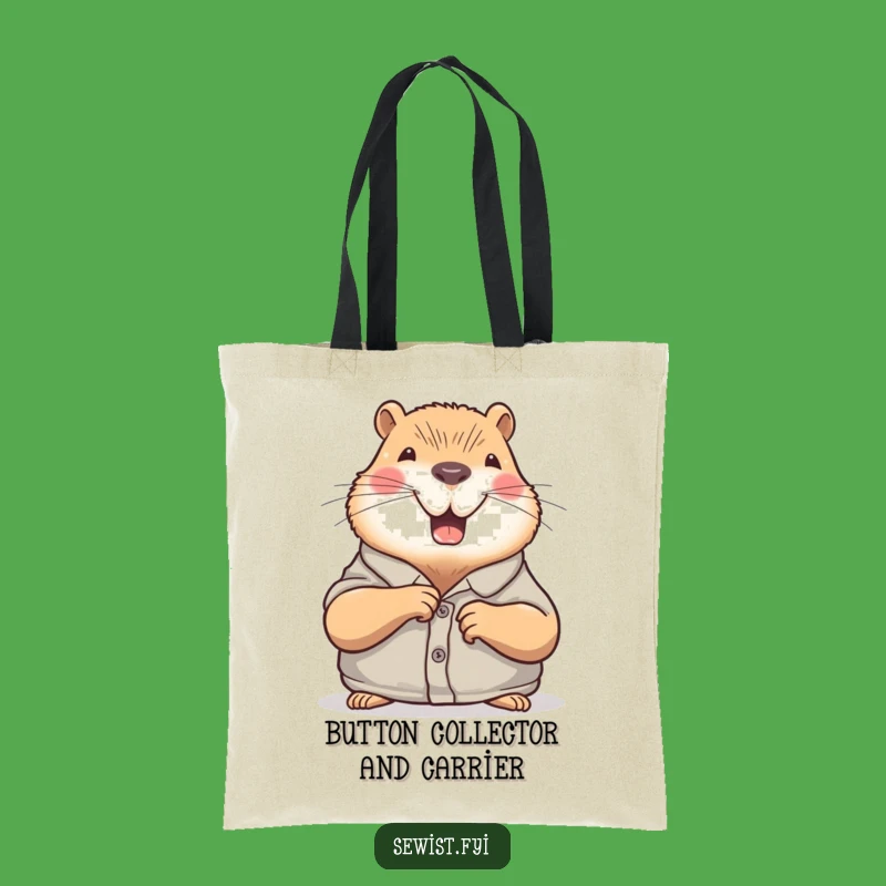 Funny Capybara Tote Bag: Carry Your Essentials with Chill Humor